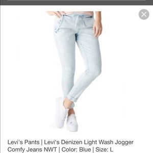 Denizen women’s washed Levi joggers
